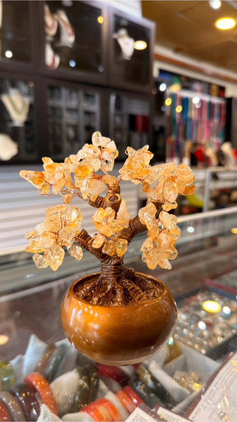Citrine Gemstone Bonsai Tree - photo 3