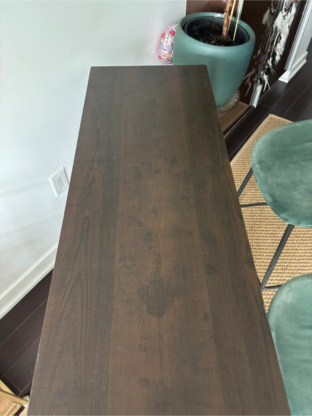 Bar table with 2 stools - photo 5