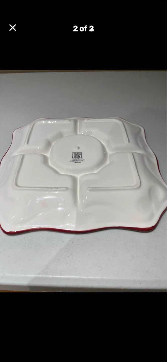 Decorative Divided Serving Platter - photo 2