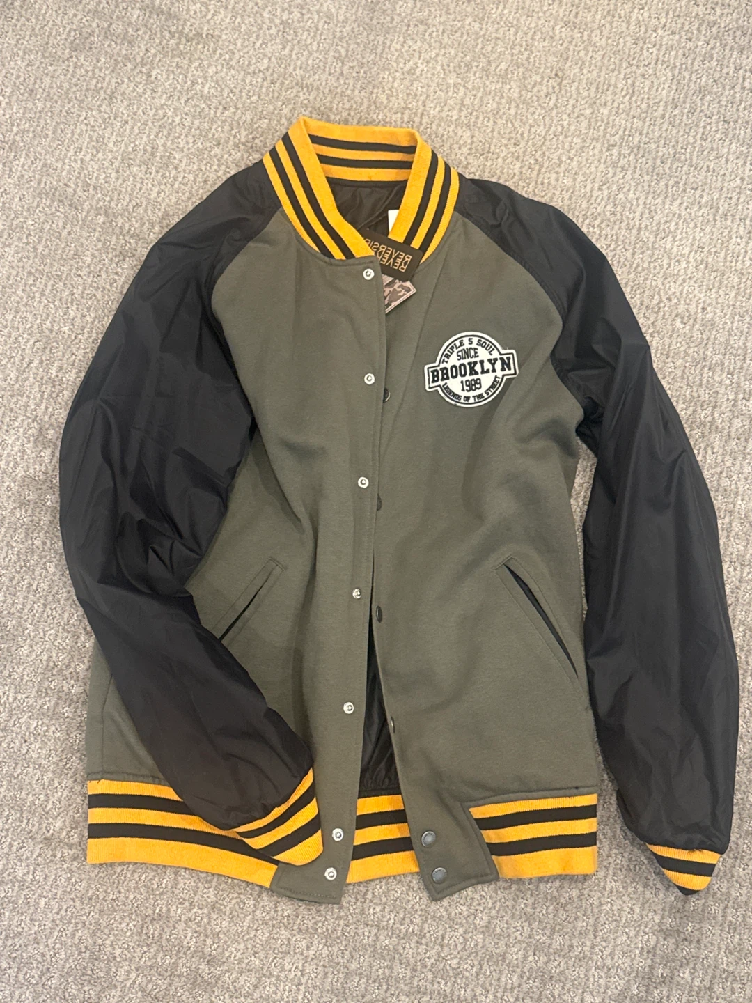 Reversible Triple 5 Soul Varsity Jacket - Size Large - photo 2