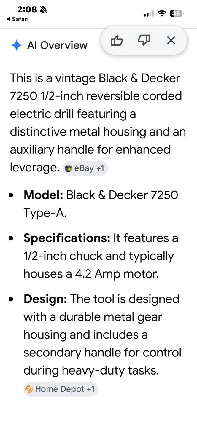Heavy duty, Black & Decker reversible drill - photo 2