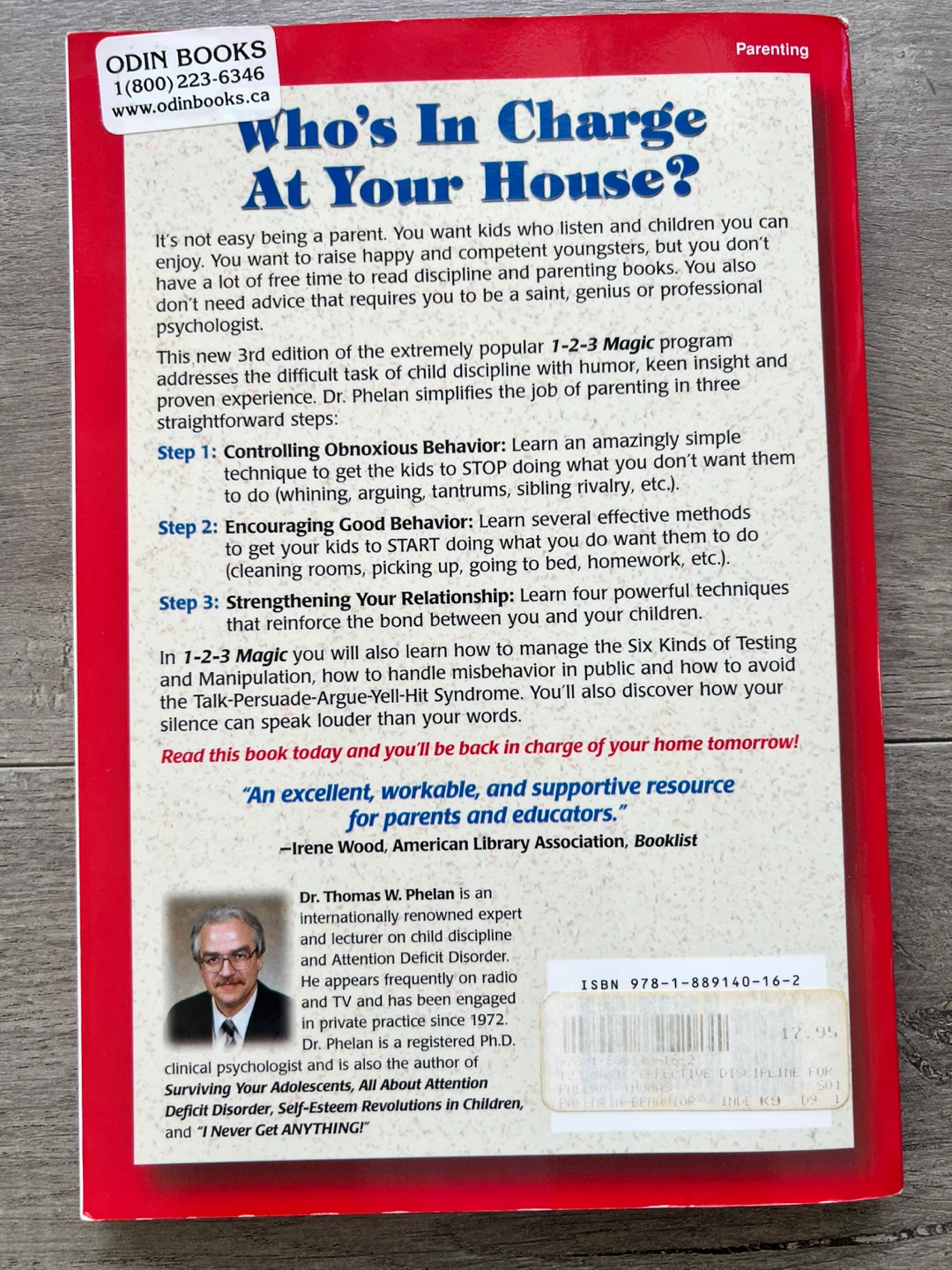 1-2-3 Magic: Effective Discipline for Children 2-12 Book - photo 5