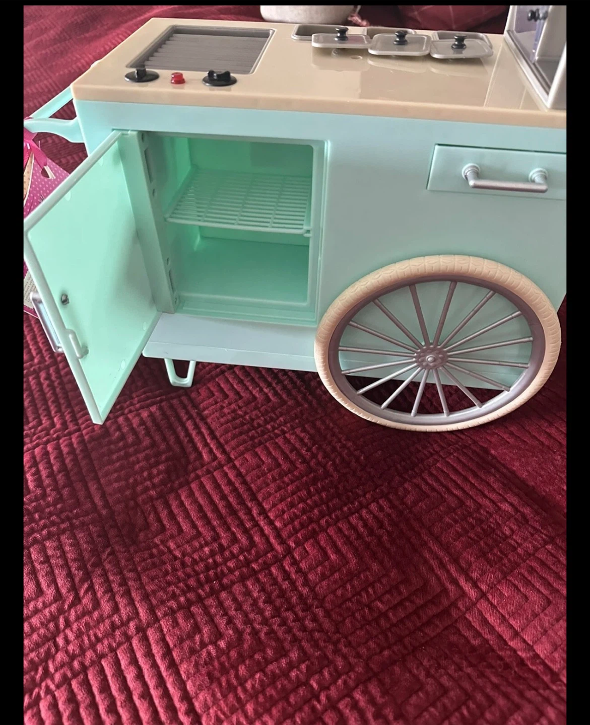 Our Generation Retro Hot Dog Cart Toy - photo 4