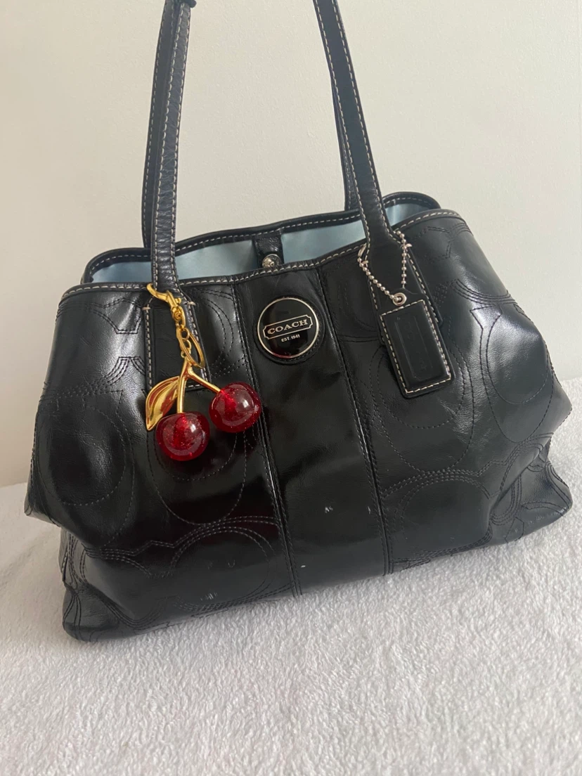 COACH Y2K BLACK SHOULDER BAG