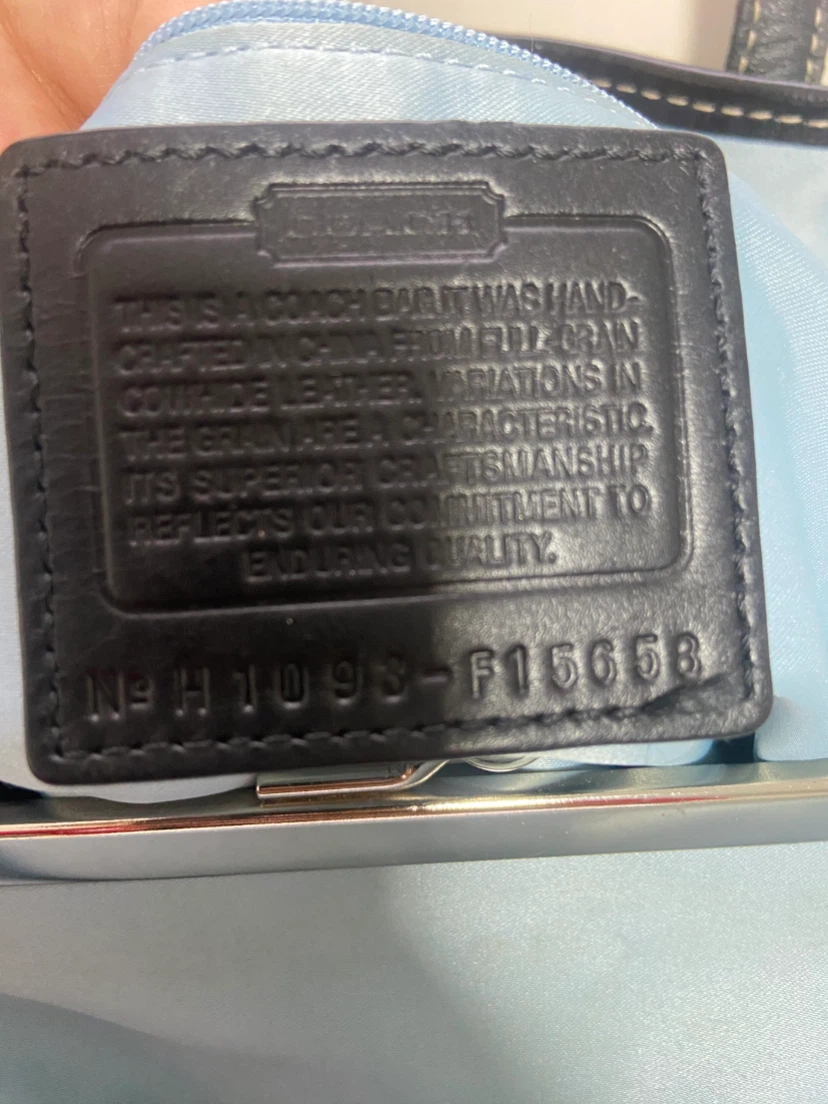 COACH Y2K BLACK SHOULDER BAG - photo 2