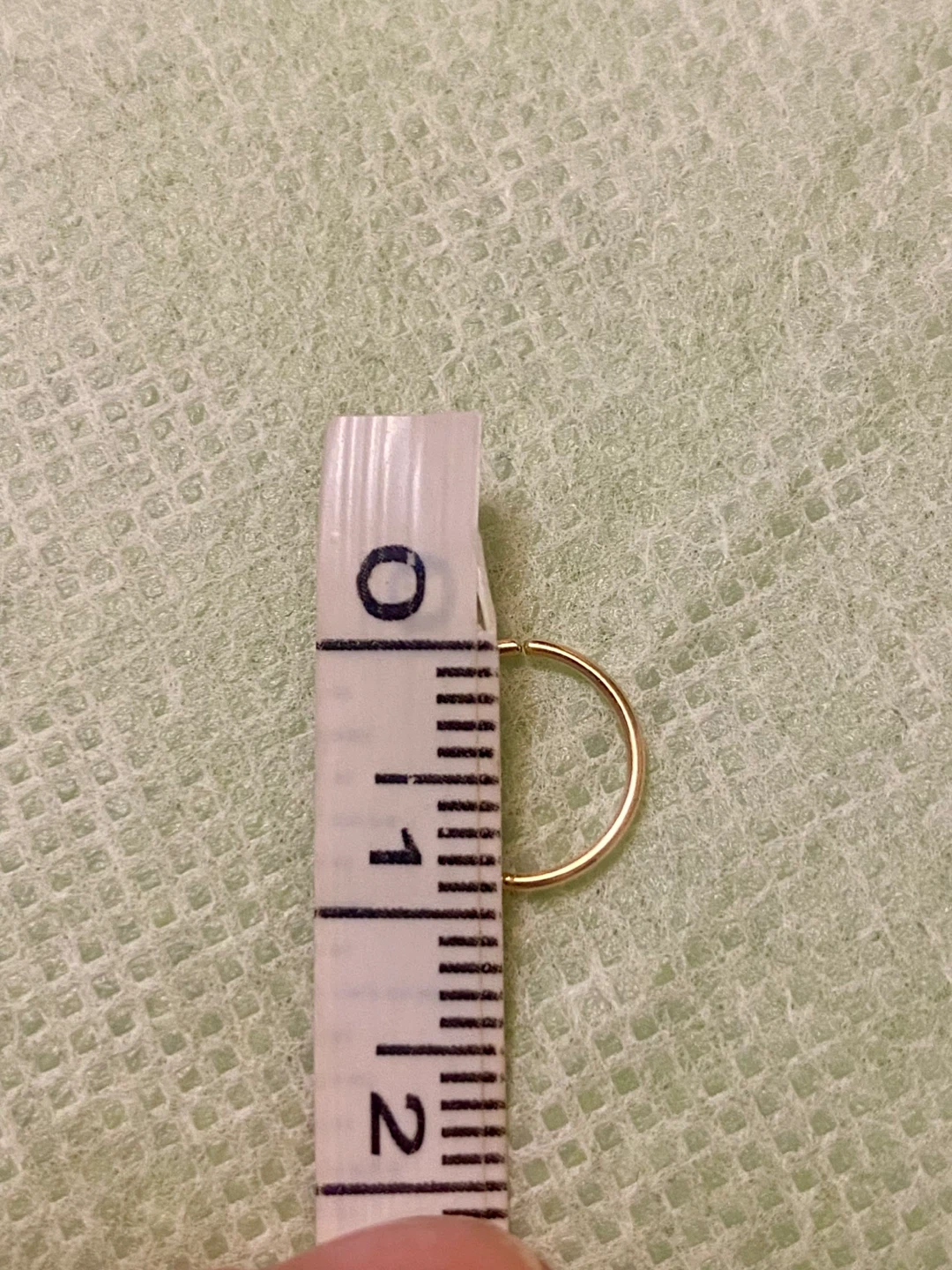 14K Gold Hoop Nose Ring - photo 5