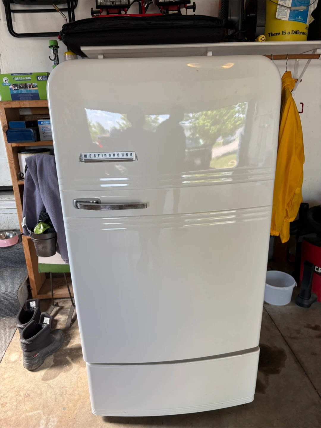 Vintage Westinghouse White Refrigerator