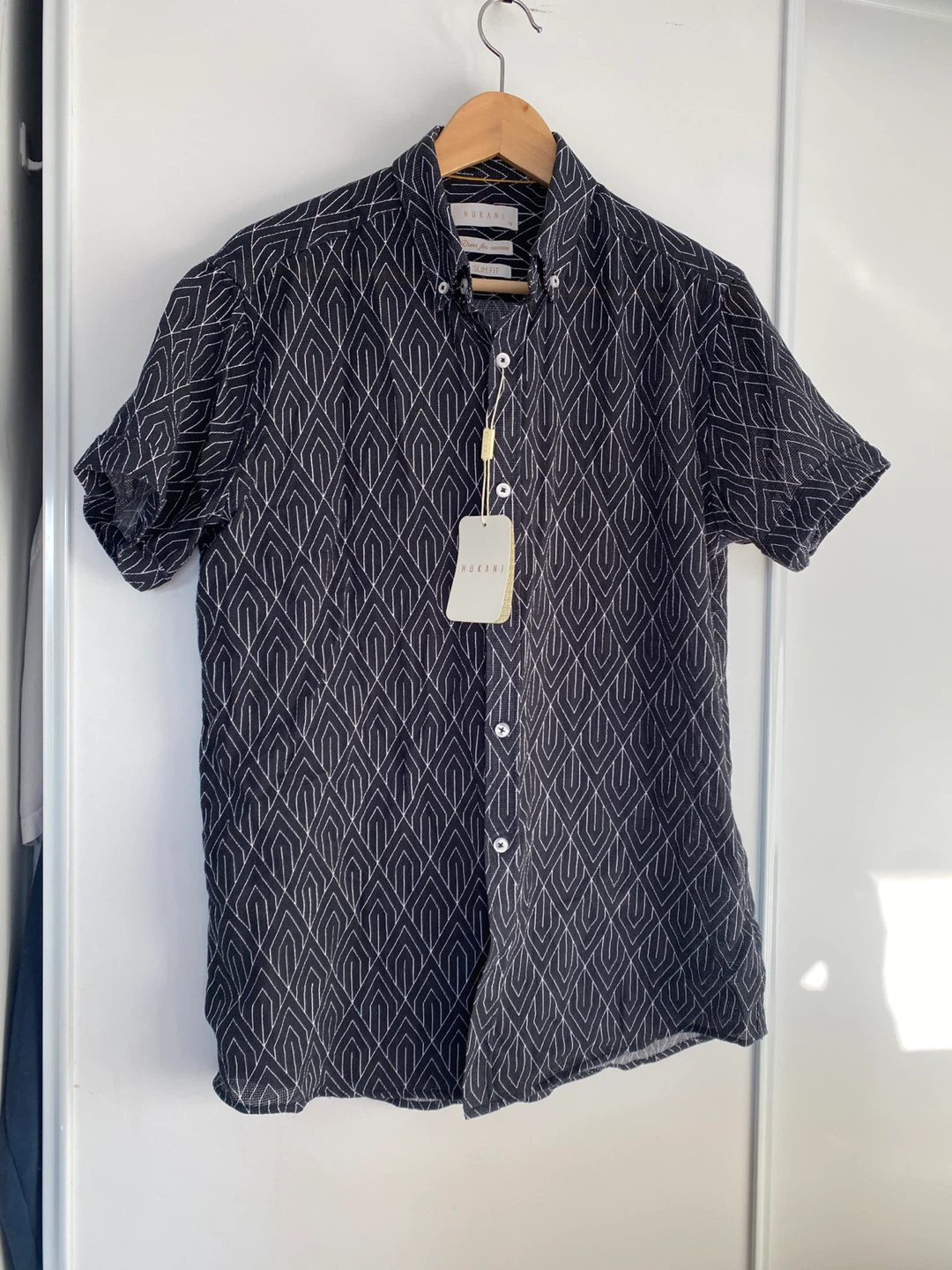 Bugatti Short Sleeve Button-Up Shirt