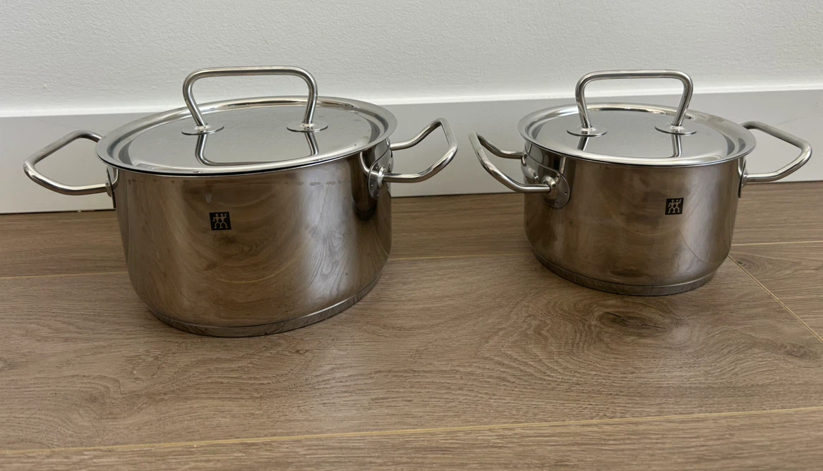 Zwilling Stainless Steel Pot Set - 3L and 1L