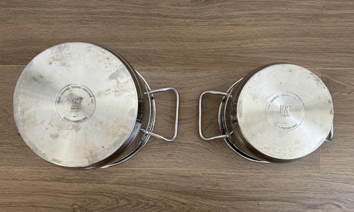Zwilling Stainless Steel Pot Set - 3L and 1L - photo 4