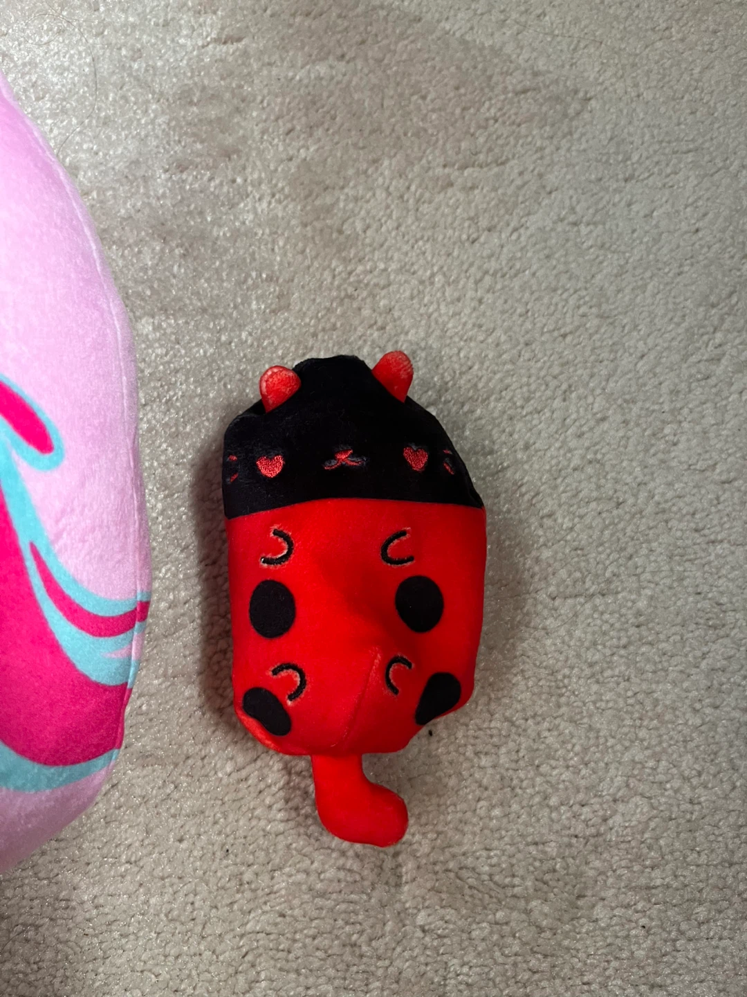 Cats vs. Pickles Plush Toys - Pink Unicorn Cat & Ladybug - photo 3