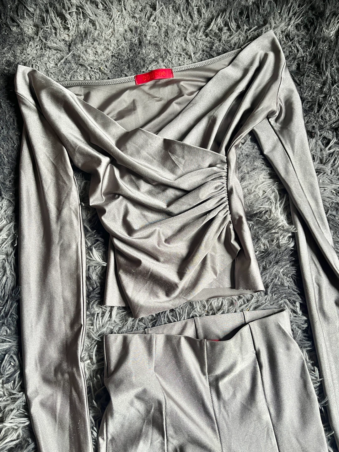 Coucoo Lanai Long-Sleeved Top - Dolphin Skin - photo 3