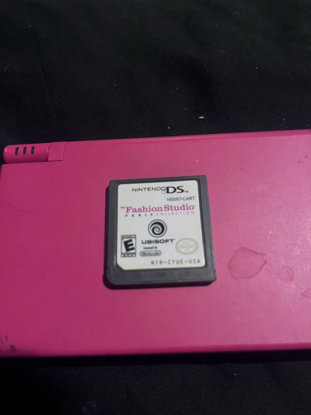 Pink Nintendo DS Lite with Fashion Studio game - photo 3
