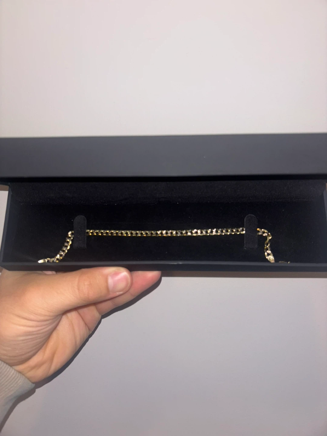 14k Gold Diamond cut bracelet
