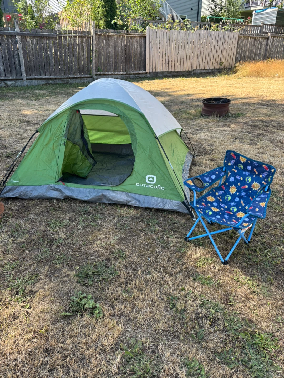 Outbound 1 Person Tent and child’s camping chair