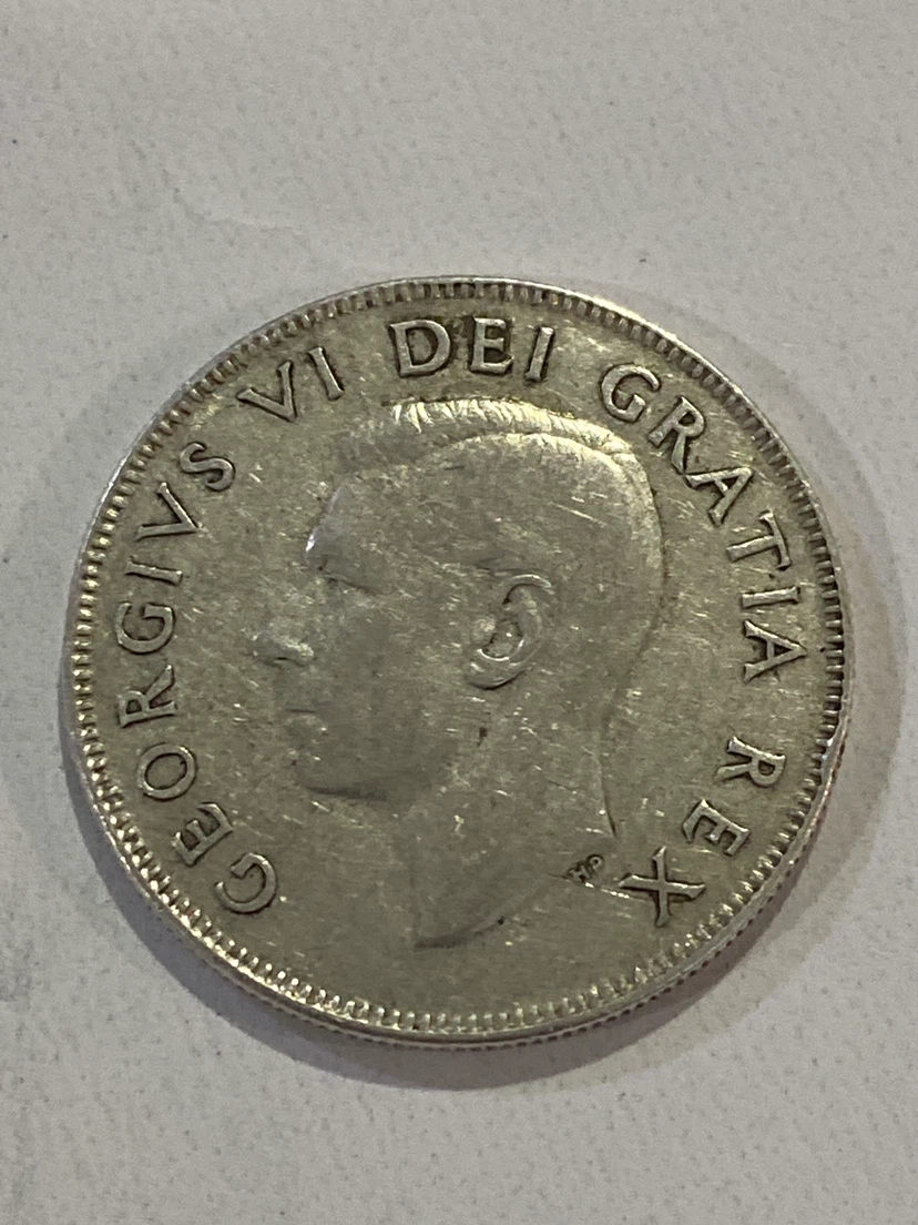 1951 Canada 50 Cents Coin