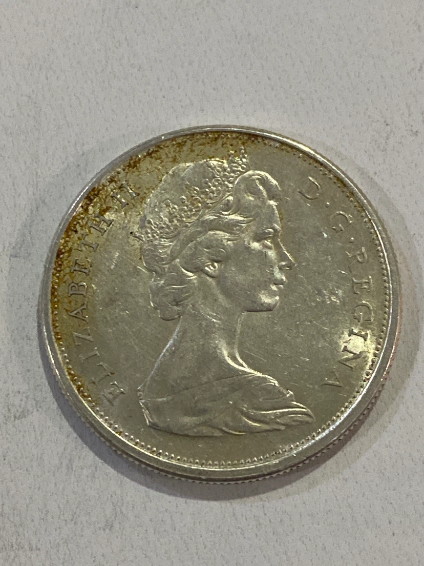 1965 Canada 50 Cents Coin