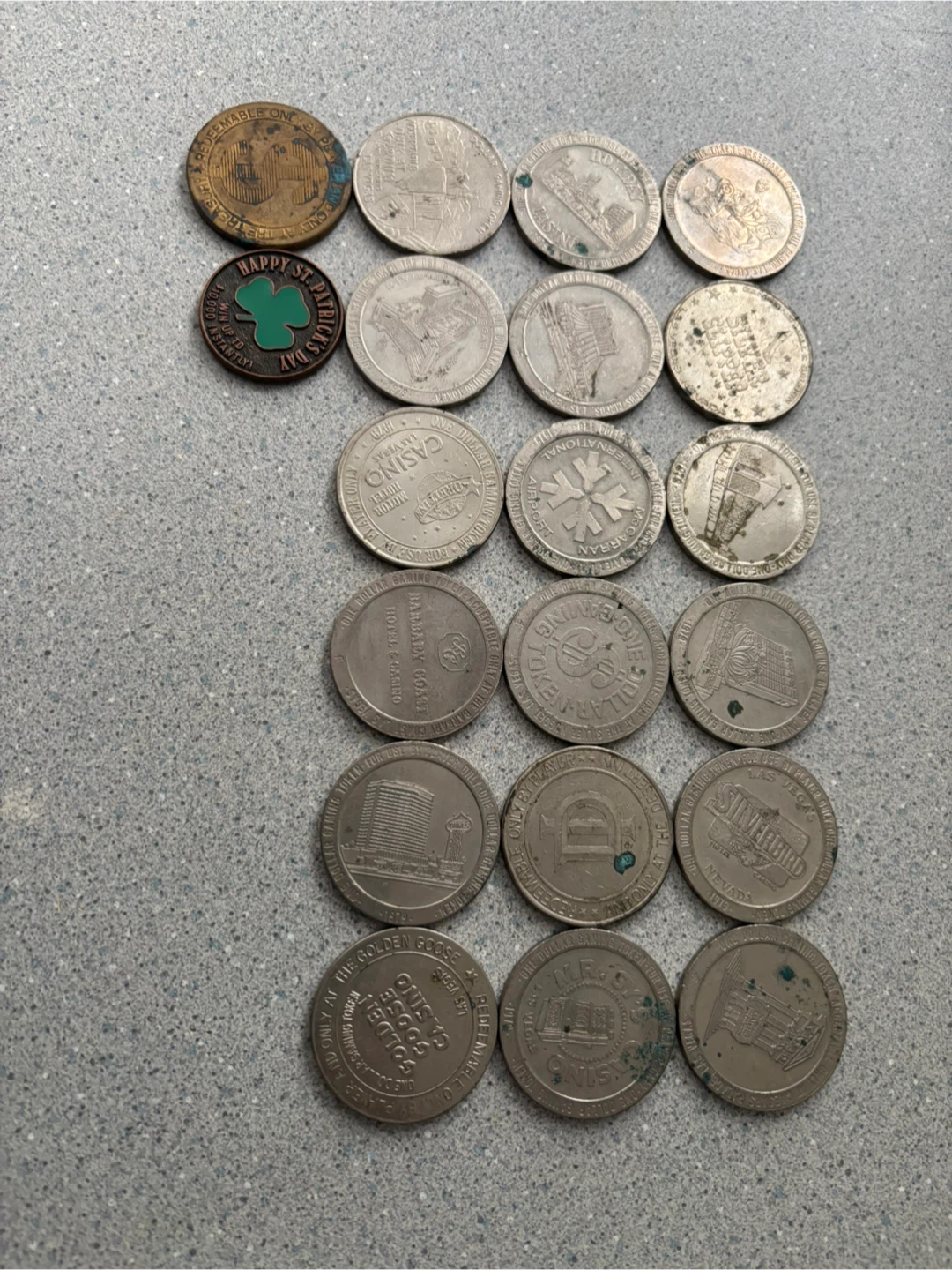Collection of Vintage Casino Tokens - photo 2