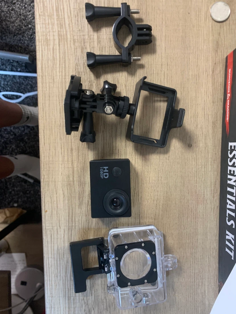 HD 1080P Action Camera with Mounts
