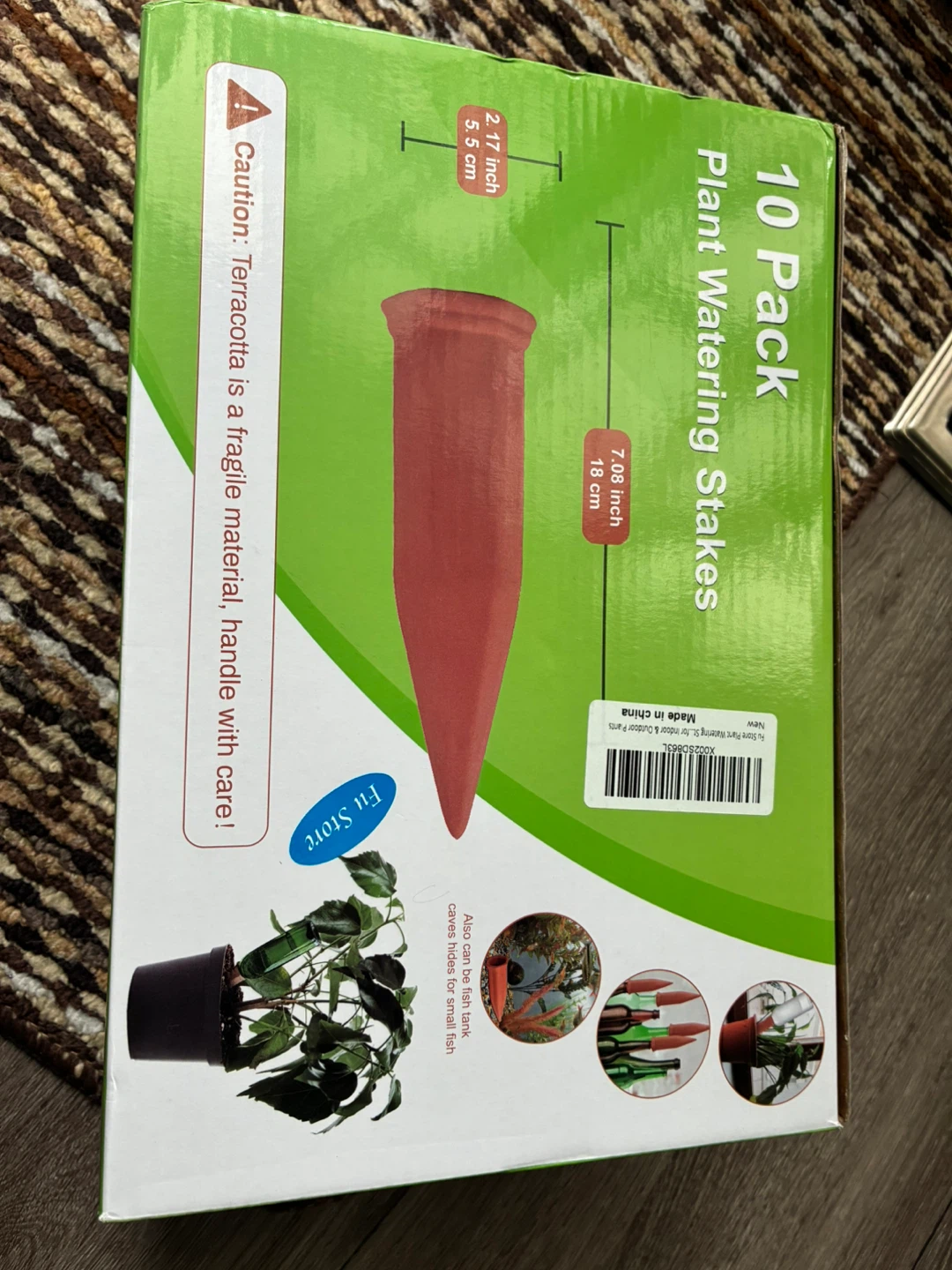 10 Pack Terracotta Plant Watering Stakes - photo 2