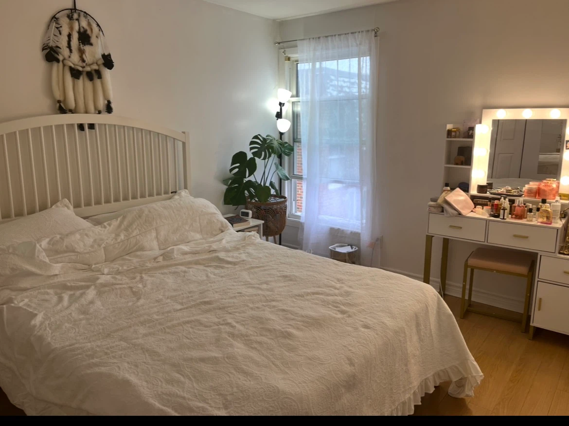 IKEA bed + spring box + 2 mattresses