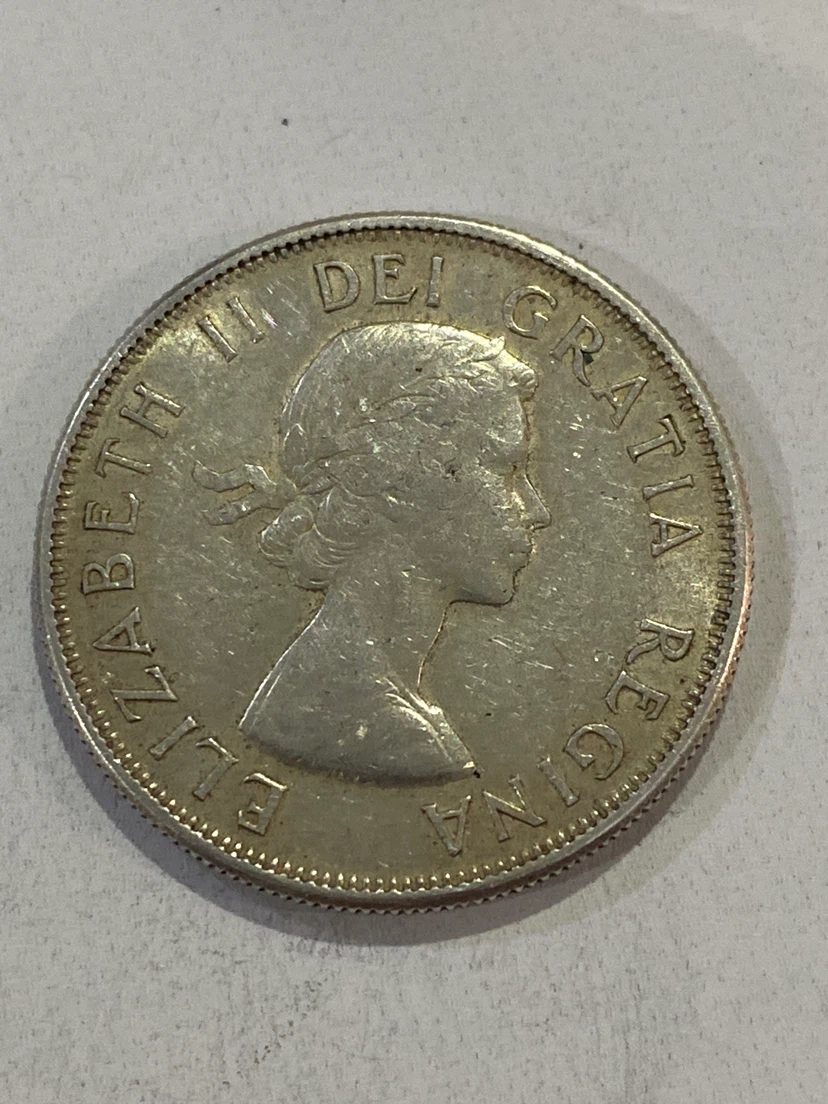1958 Canada 50 Cents Coin