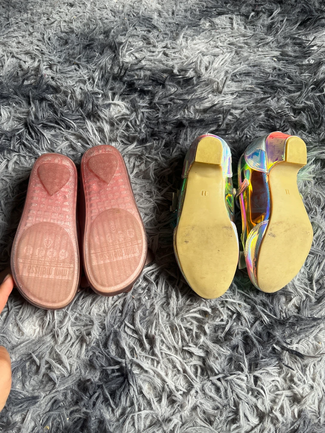 Mini Melissa Pink Butterfly Jelly Shoes - photo 4