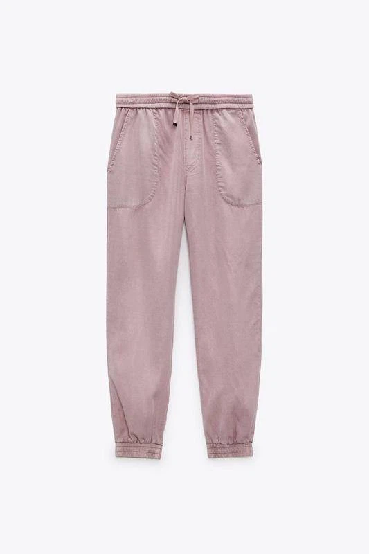 ZARA Pink Jogger Pants – Size XS - photo 2
