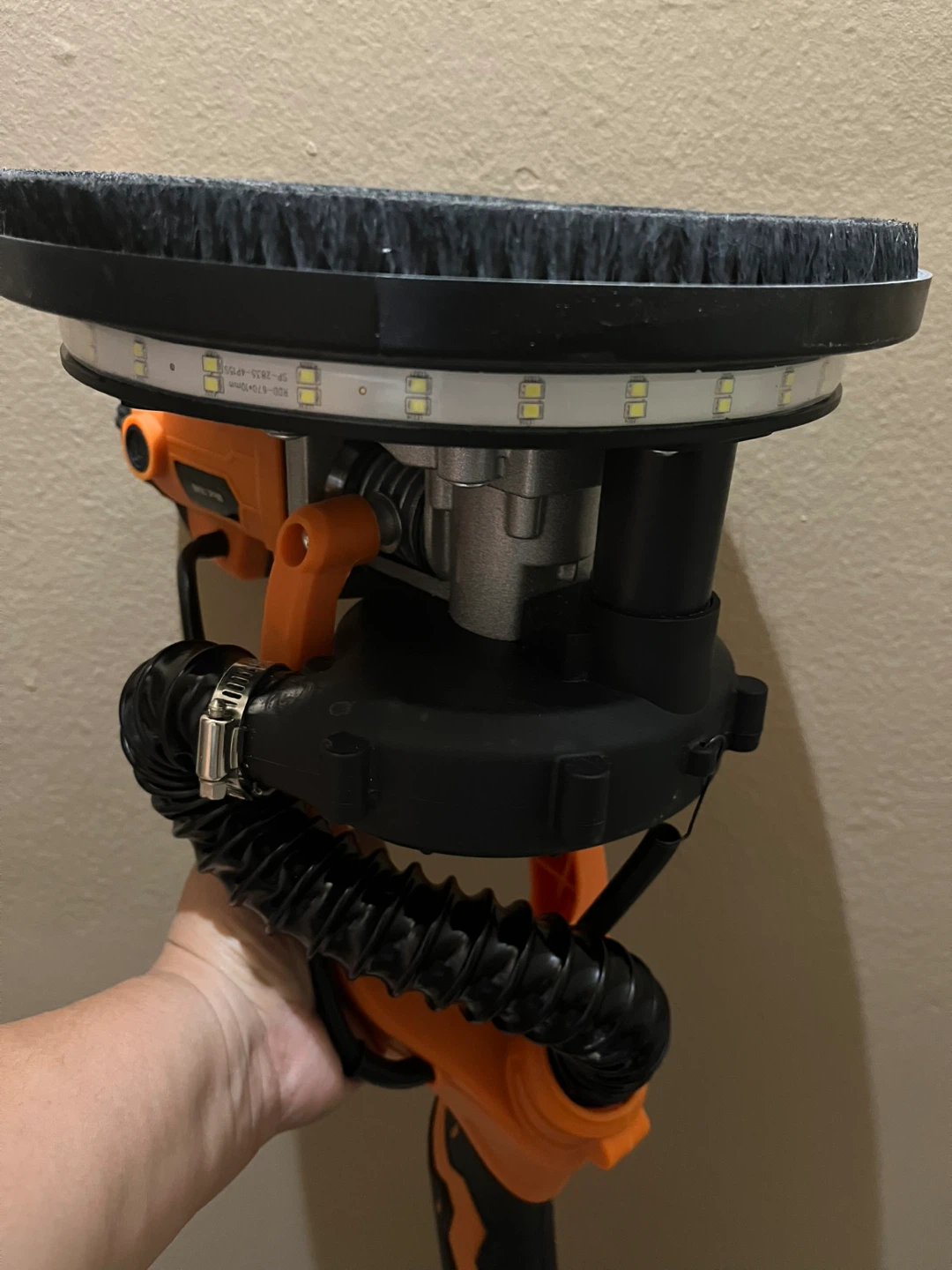 Power Wall Sander with Dust Collection Hose and Bag