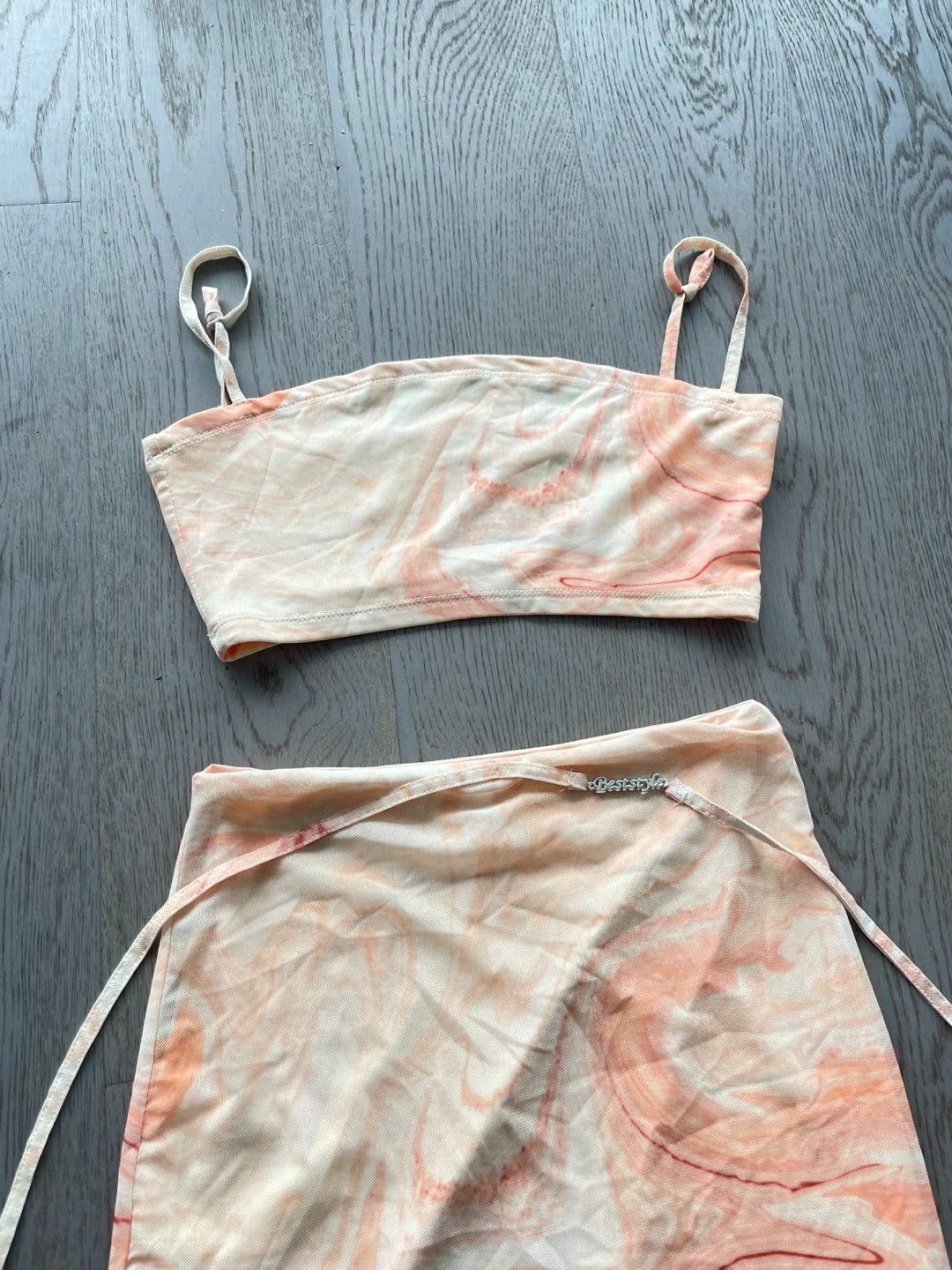 Two-Piece Crop Top and Maxi Skirt Set, size S - photo 3