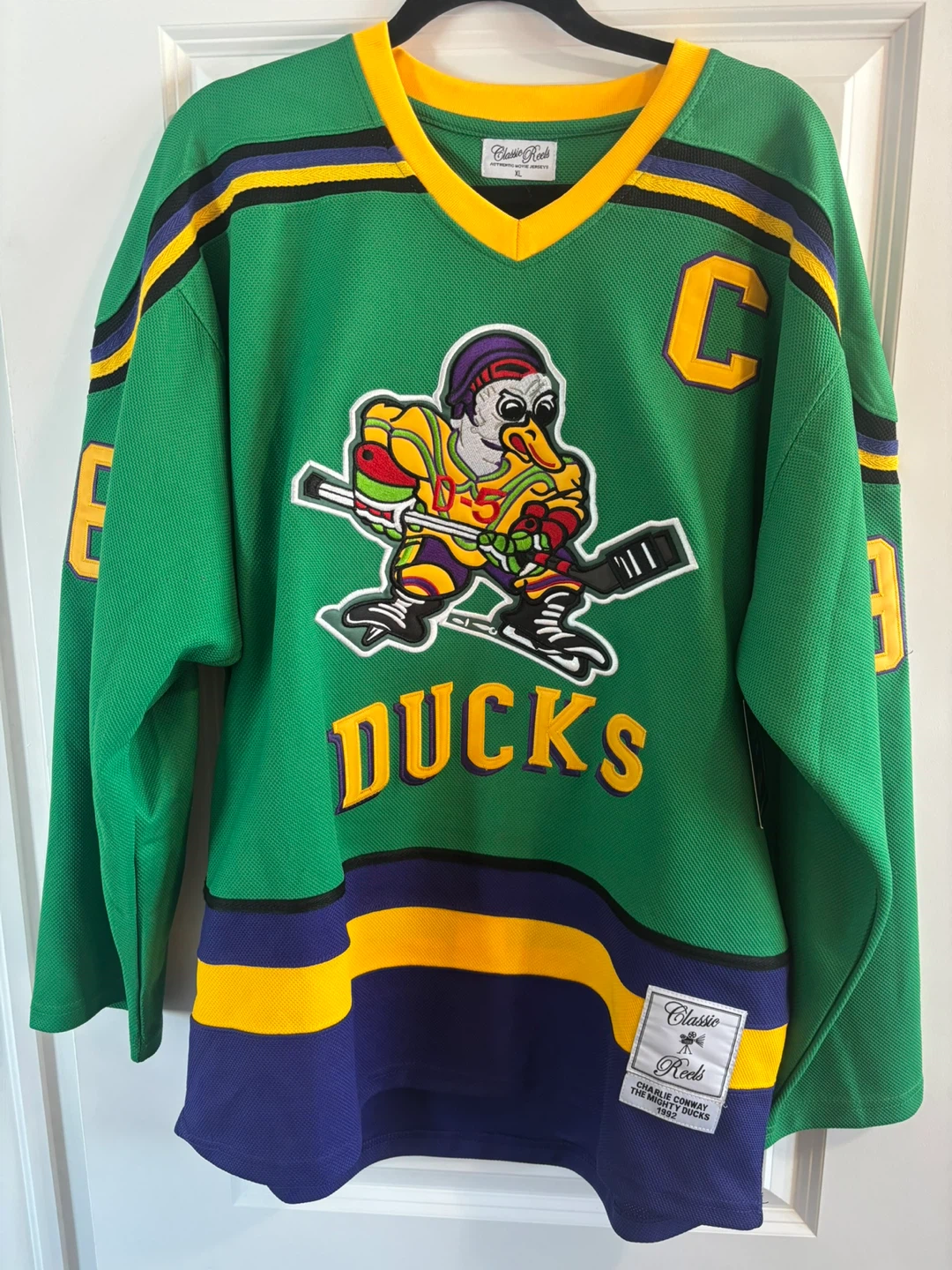 Brand new Mighty Ducks Conway jersey