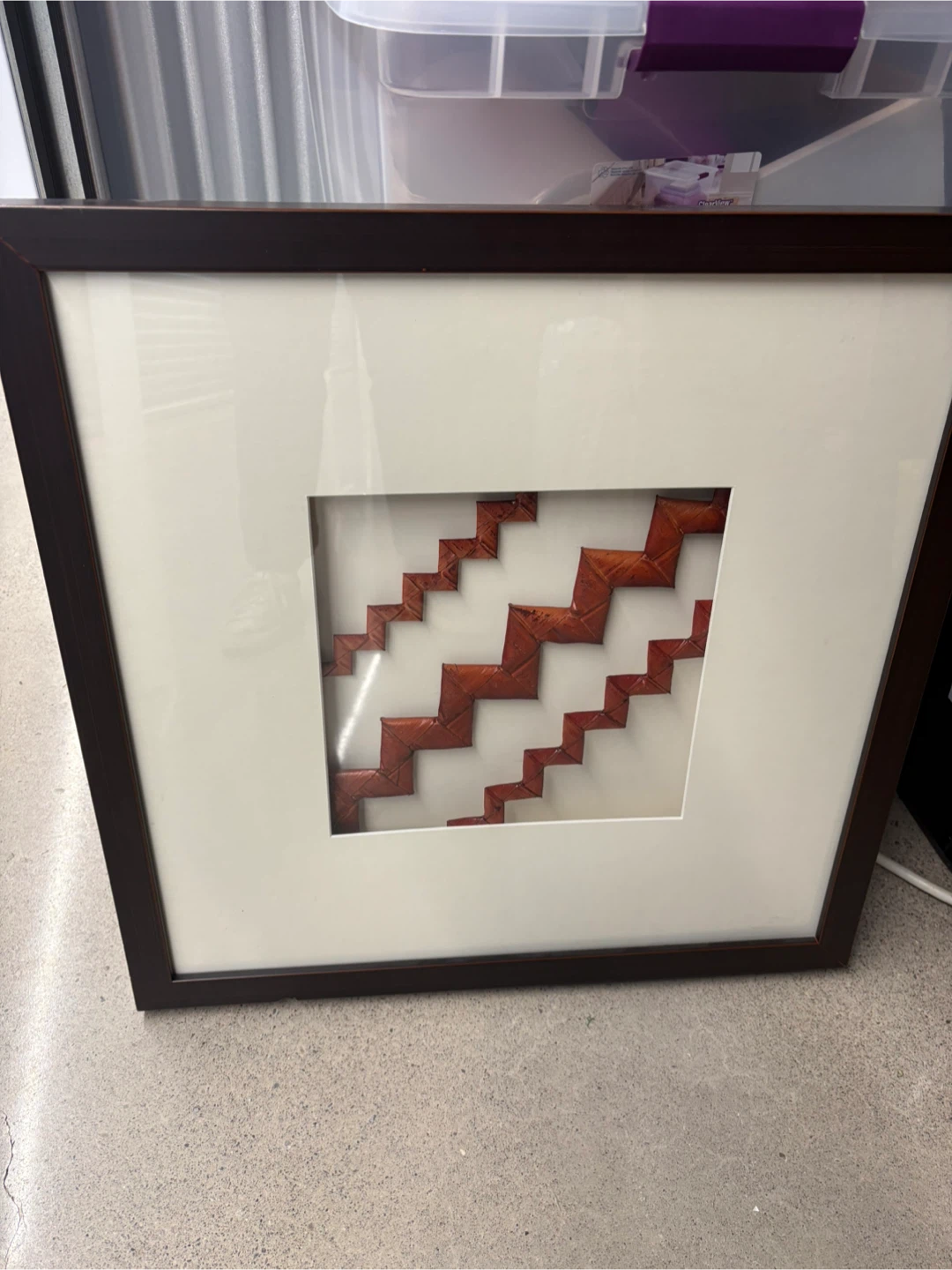 Framed Geometric Artwork (lights up) - photo 2