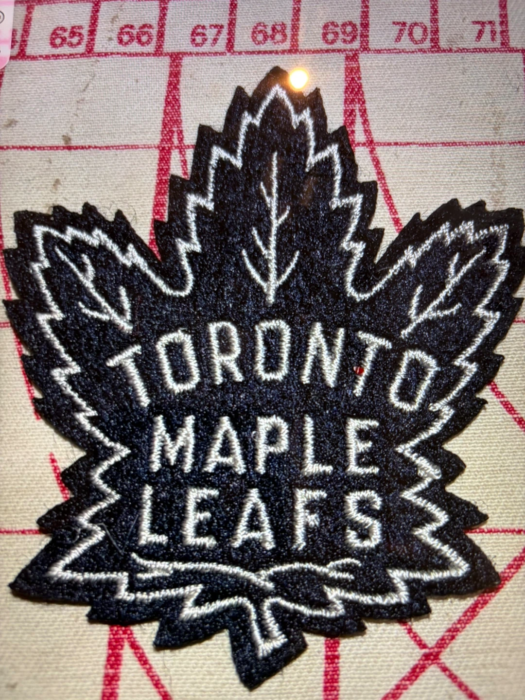 Vintage Toronto Maple Leafs Embroidered Patch - photo 2