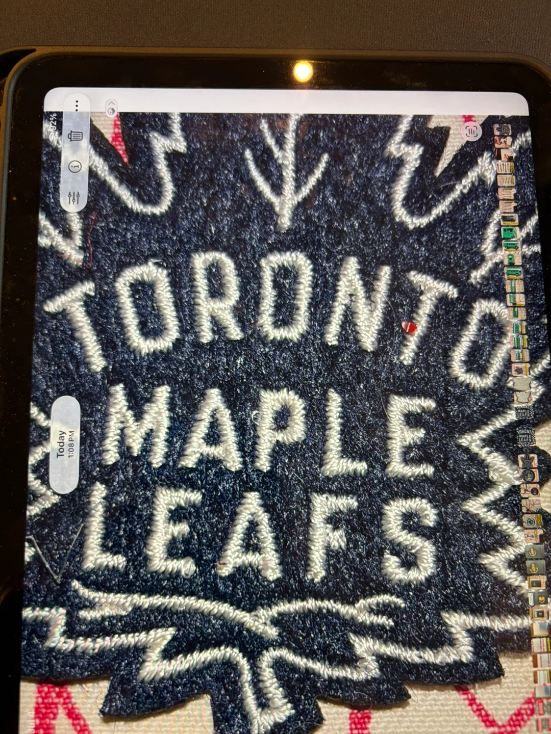 Vintage Toronto Maple Leafs Embroidered Patch - photo 3