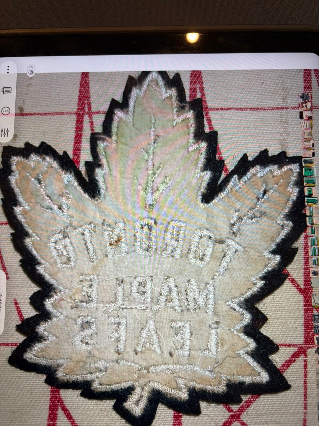 Vintage Toronto Maple Leafs Embroidered Patch - photo 4