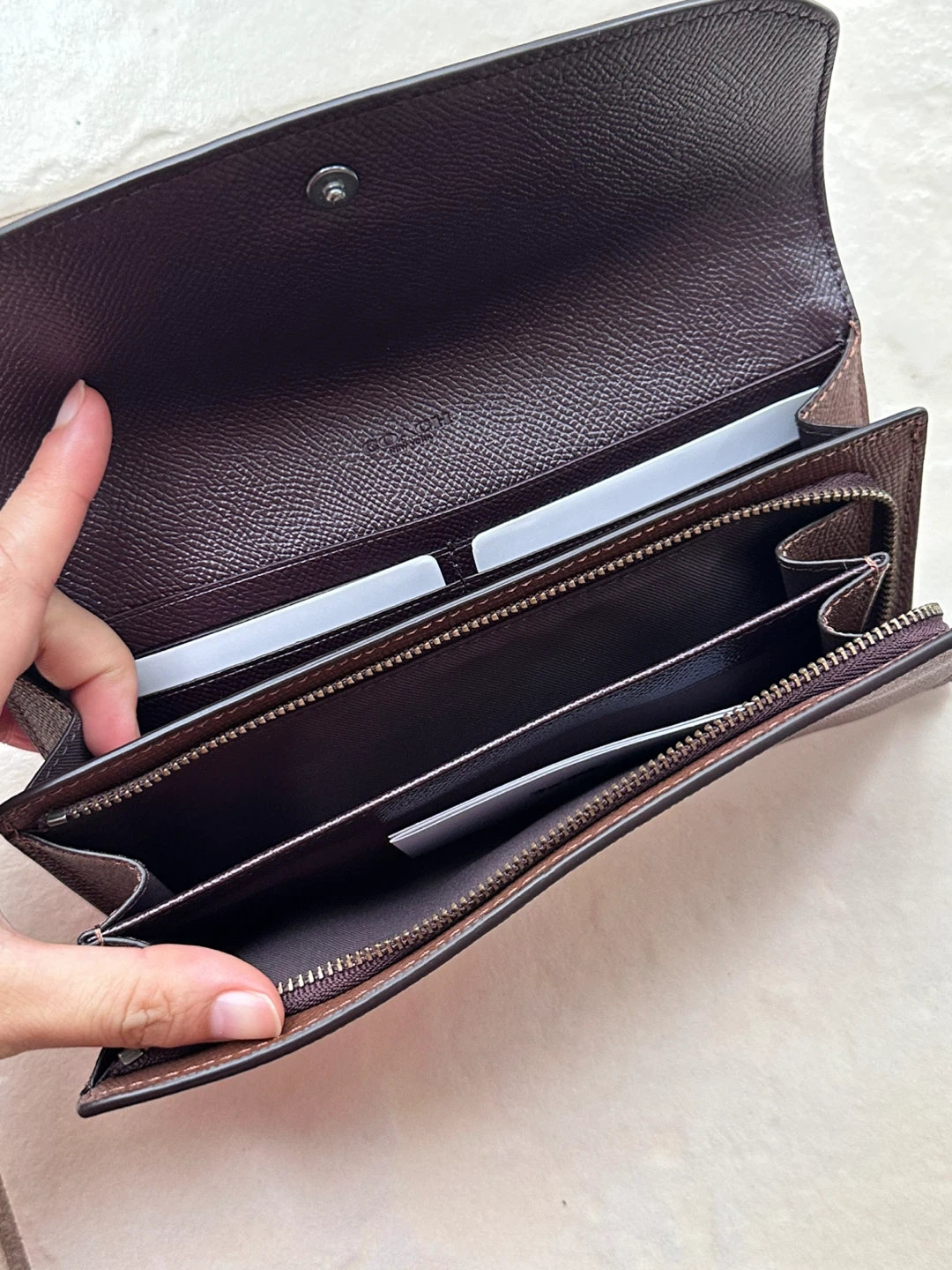 Coach Long Wallet with Studs - photo 3