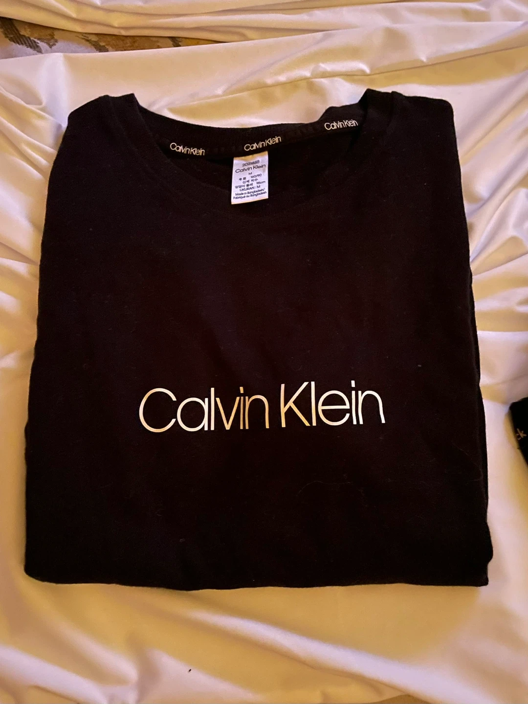 Calvin Klein Black Pyjama Set - Size Medium - photo 3