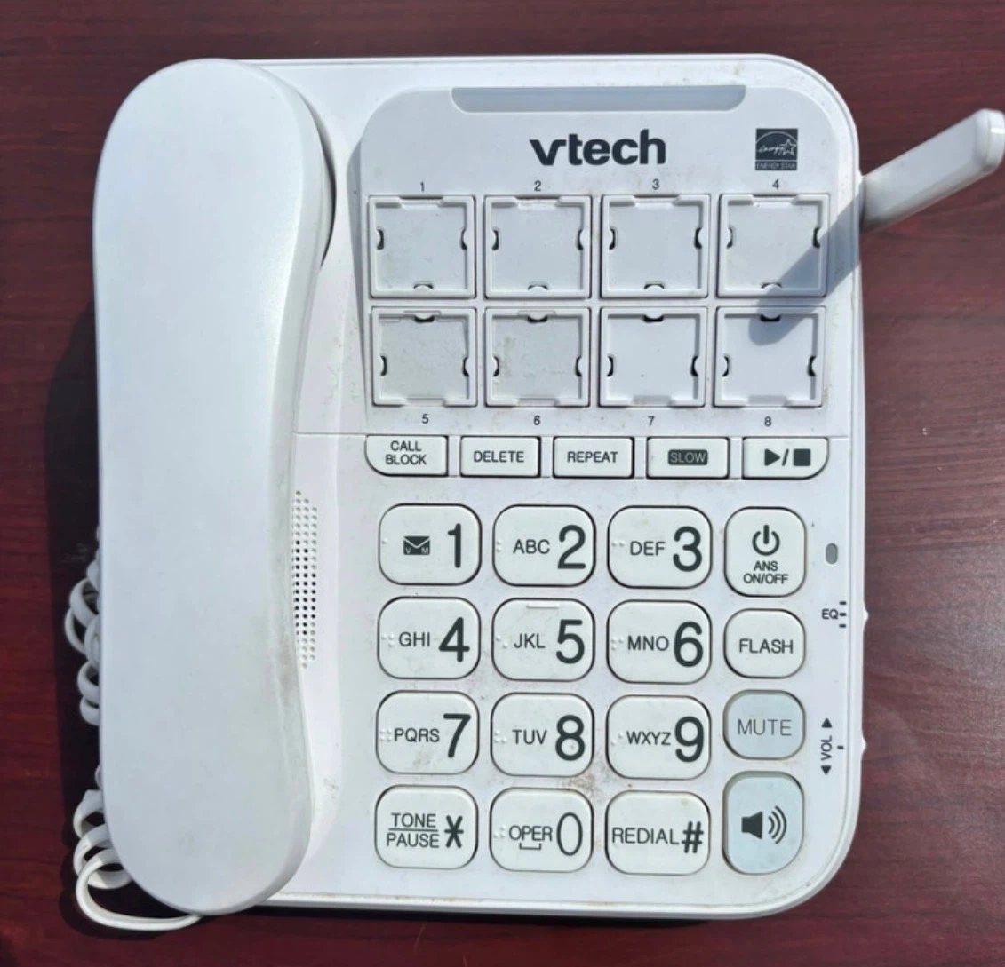 VTech CareLine SN5147 Amplified Corded/Cordless Senior Phone - photo 3