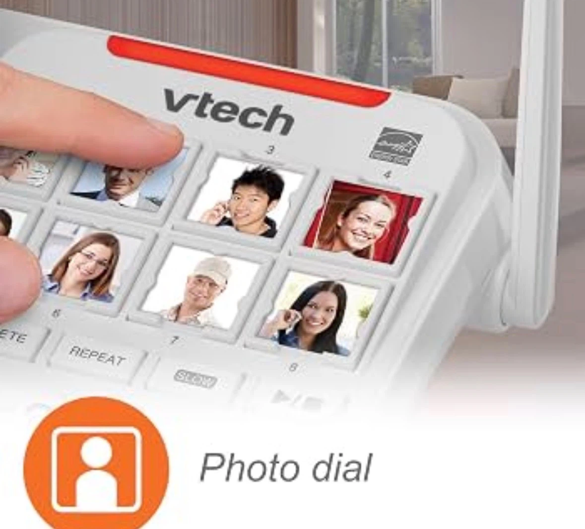 VTech CareLine SN5147 Amplified Corded/Cordless Senior Phone - photo 5
