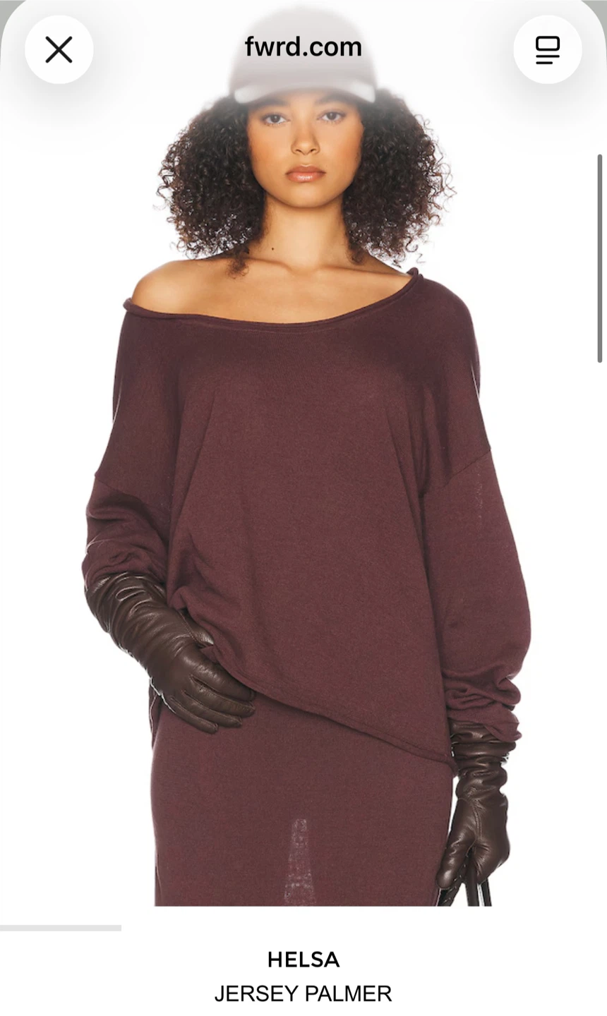 Helsa Jersey Palmer Two-Piece Set