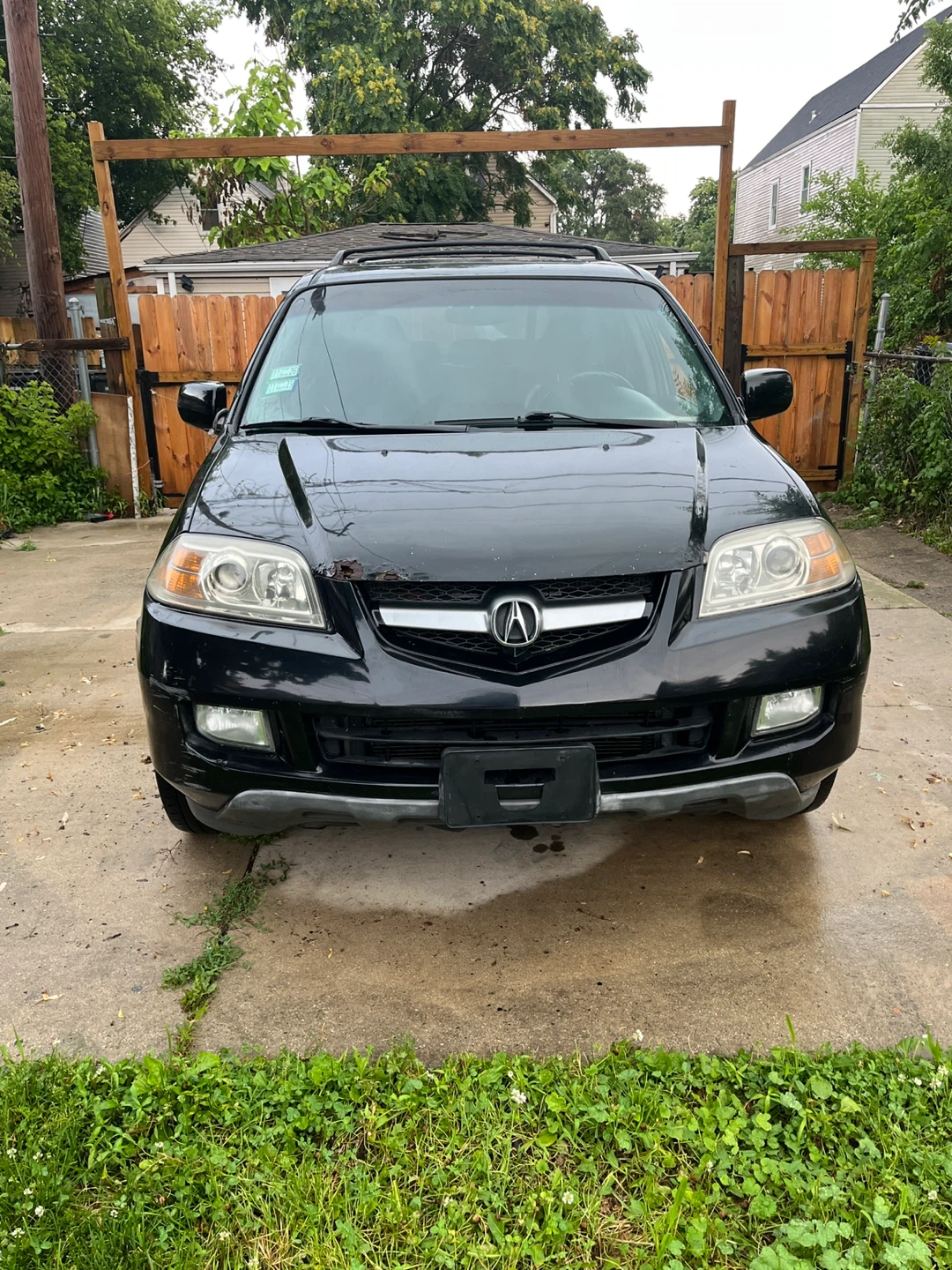 Black Acura MDX SUV