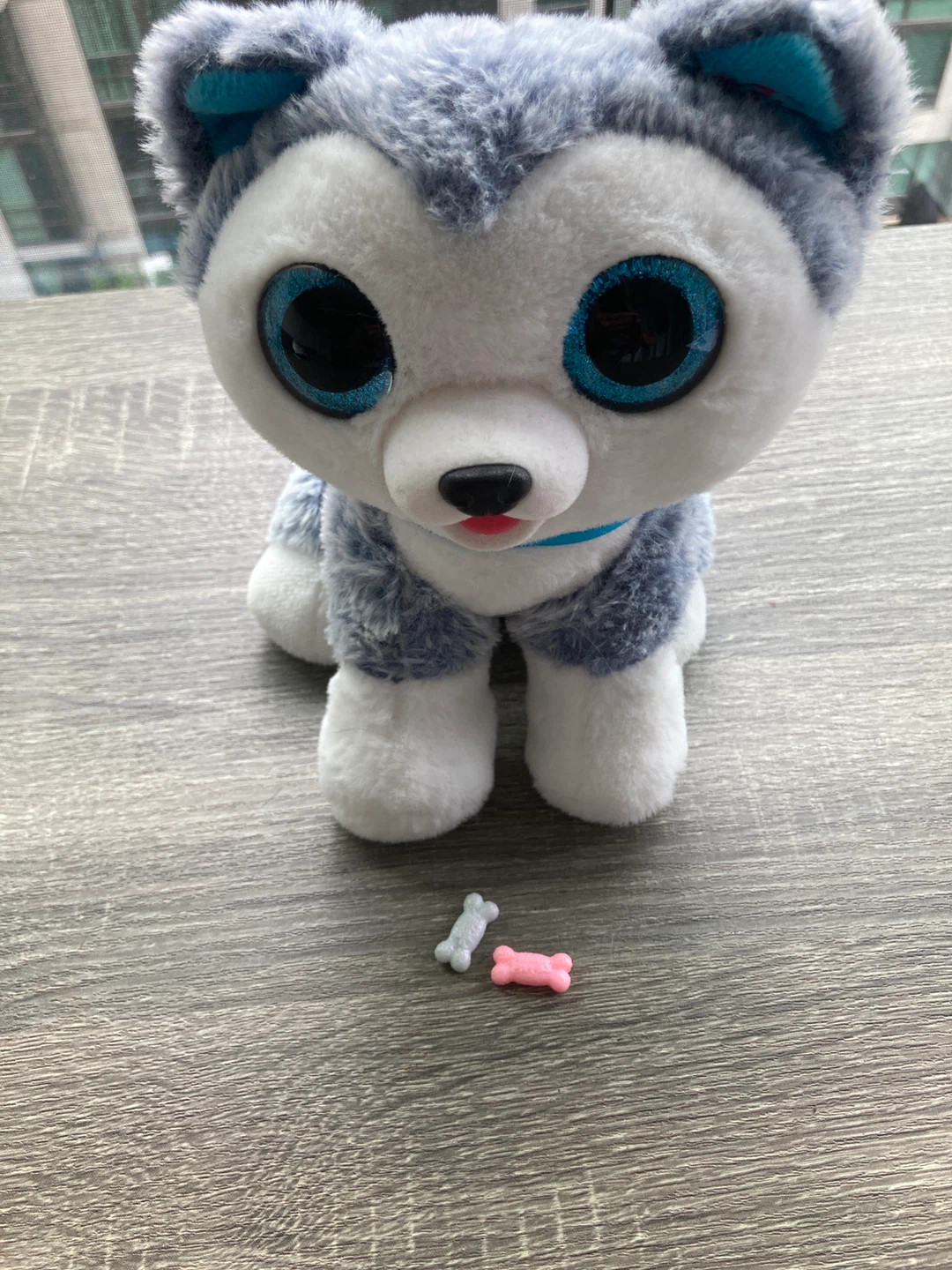Sparkle Pets Husky Plush Toy with Accessories