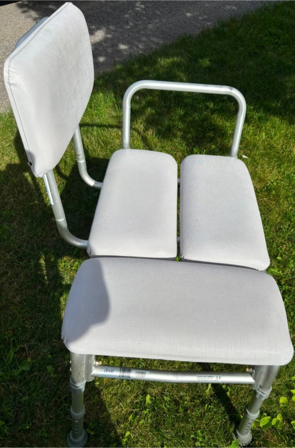 Padded Bath/Shower Transfer Bench - photo 2