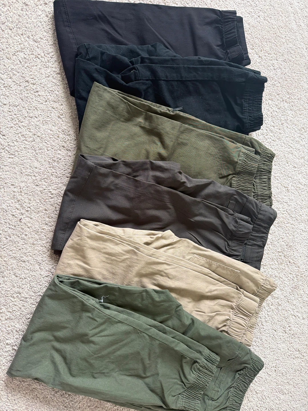 Joggers - Black, Olive, Khaki, Charcoal