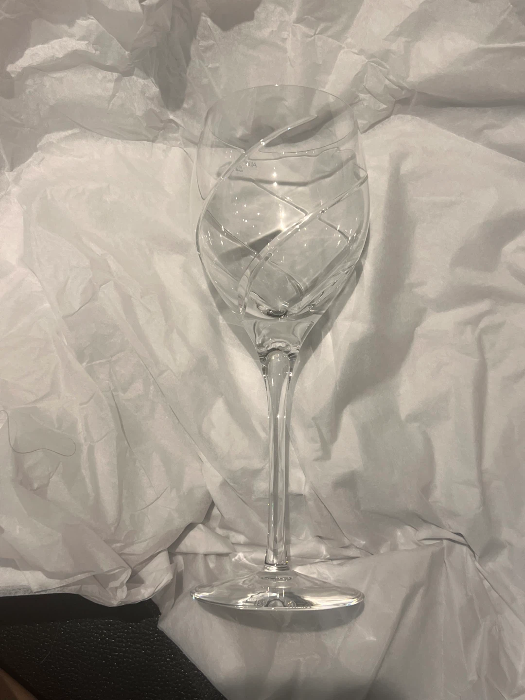 8 Atlantis crystal wine goblets - photo 2