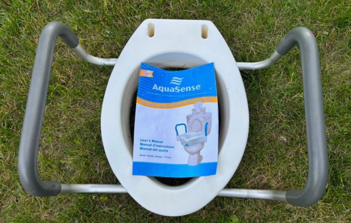 AquaSense Raised Toilet Seat