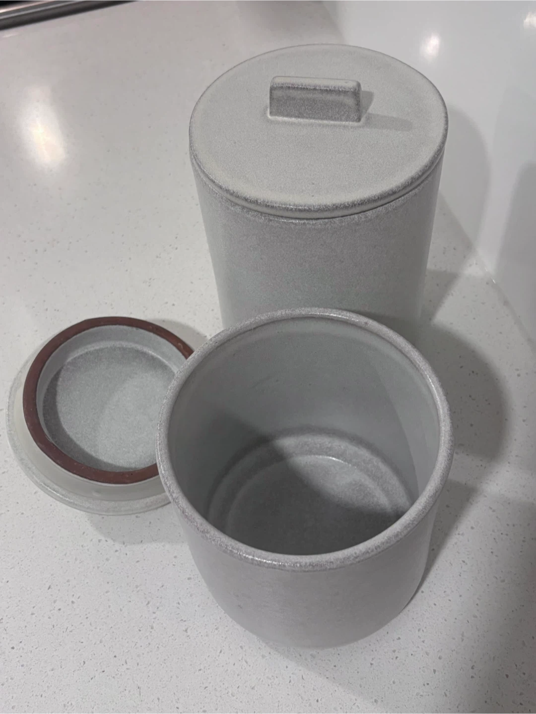 stoneware containers - photo 3