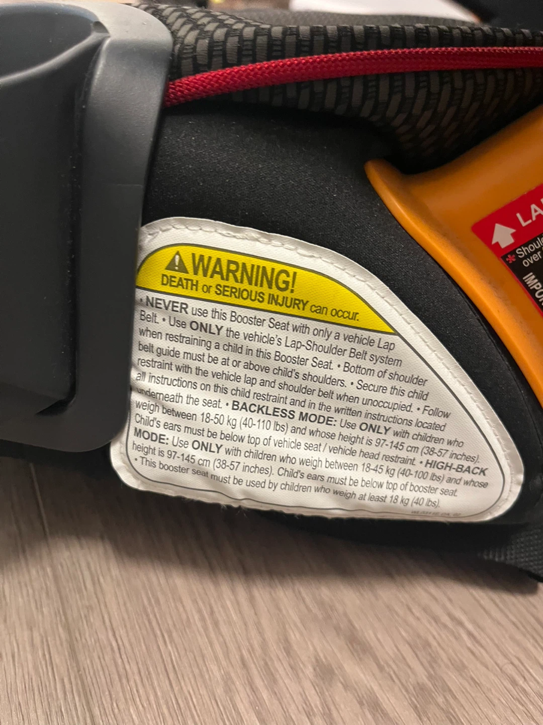 Chicco KidFit Booster Car Seat - photo 4