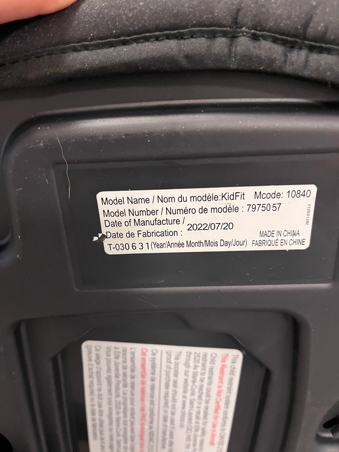 Chicco KidFit Booster Car Seat - photo 5