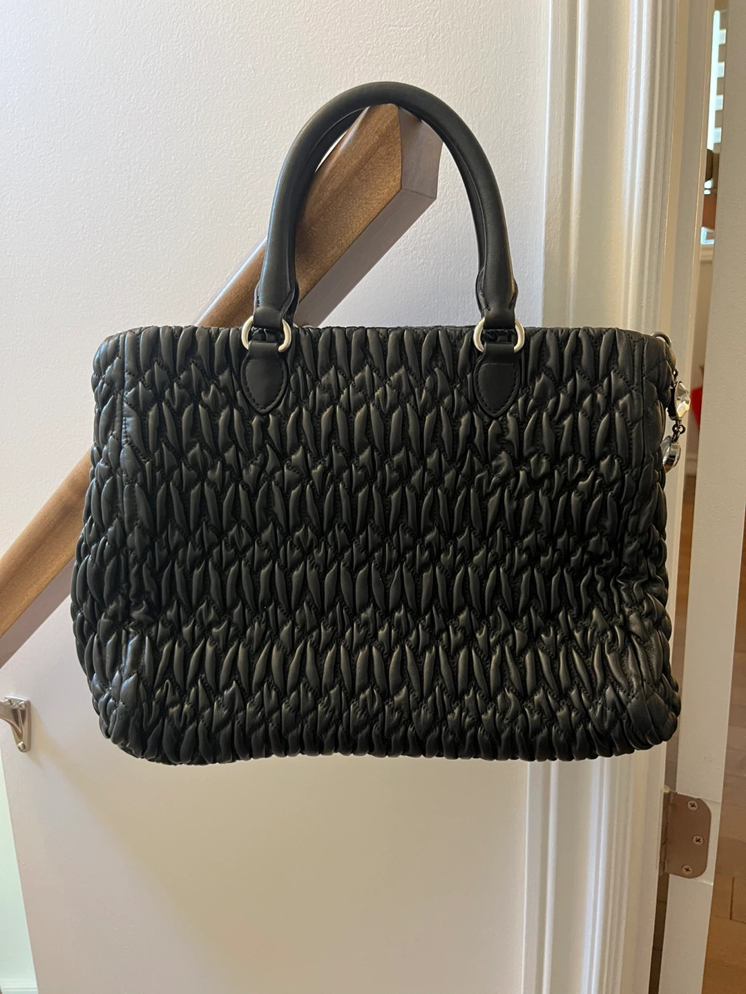 Miu Miu Black Nappa Matelassé - photo 5
